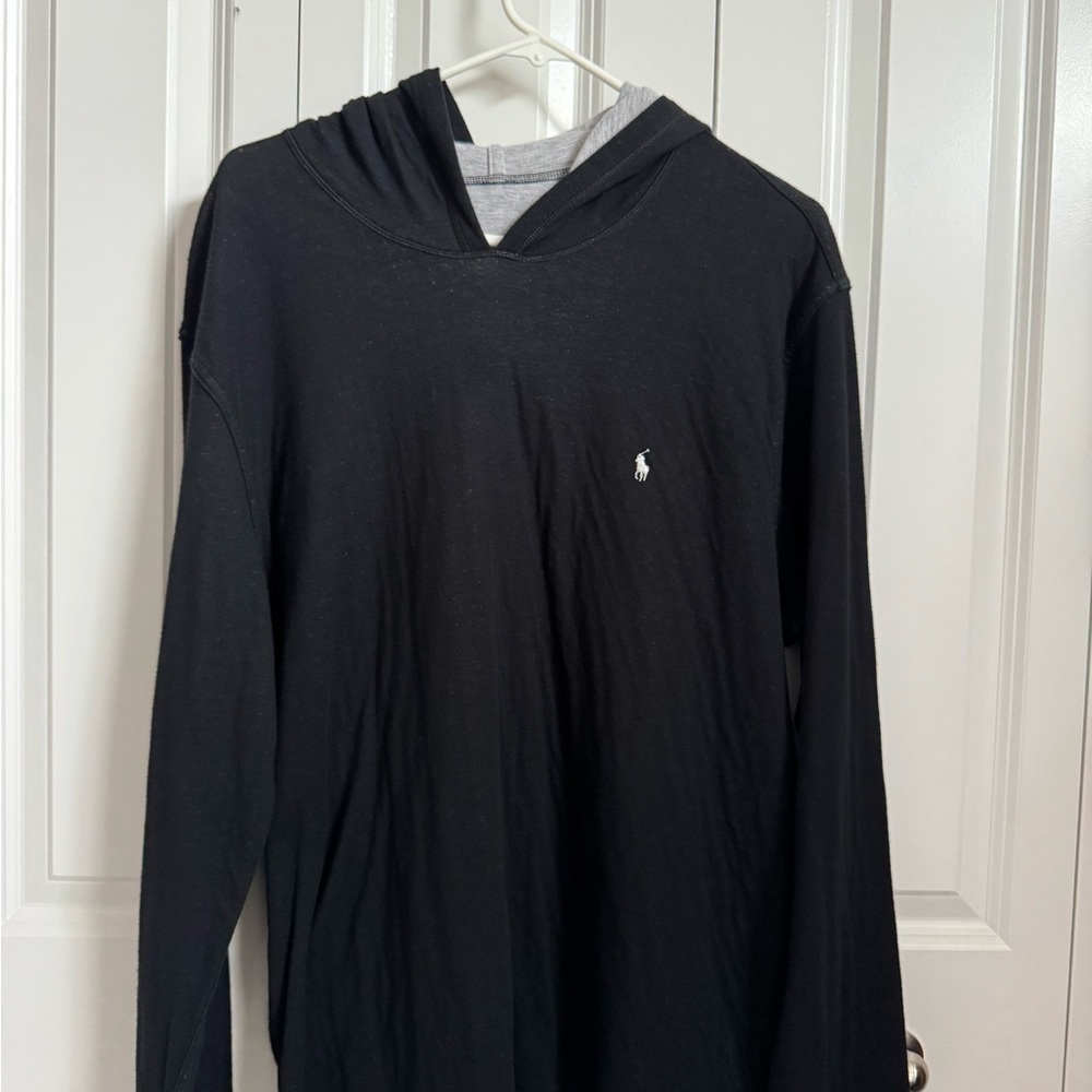 Polo by Ralph Lauren Black Hoodie Large